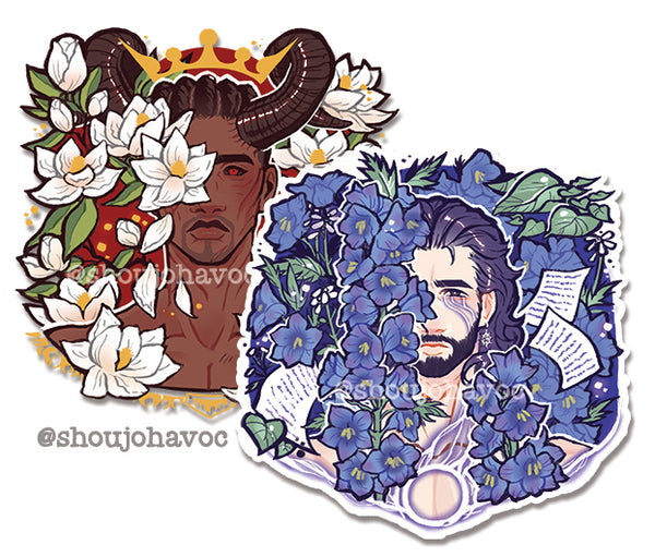 BG3 Baldur's Gate Botanical Stickers