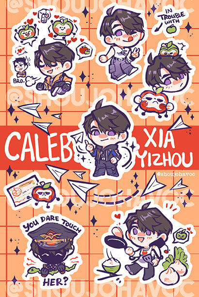 Love + Caleb Sticker Sheet