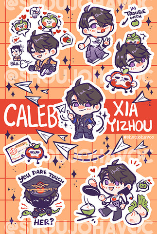 Love + Caleb Sticker Sheet