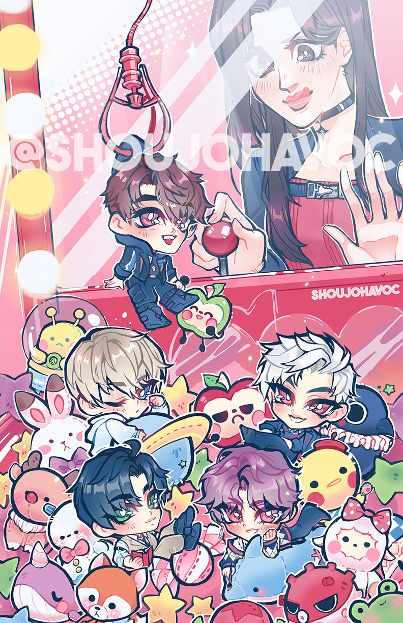 Love + Claw Machine Print