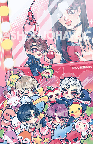 Love + Claw Machine Print