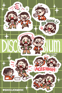 Disco Elysium Sticker Sheet