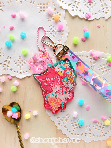 FFXIV Ice Cream Trust Keychains