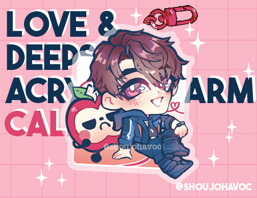 Love + Acrylic Charms