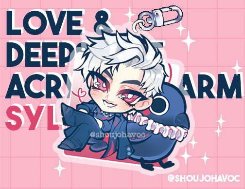 Love + Acrylic Charms