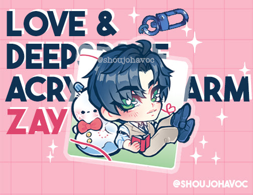 Love + Acrylic Charms