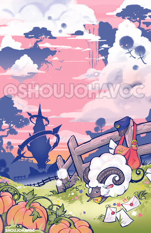 FFXIV Aetheryte in The Sea of Clouds Print