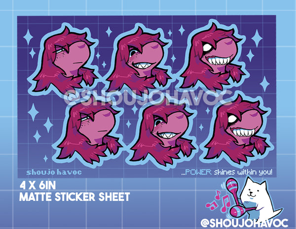 Deltarune Sticker Sheets