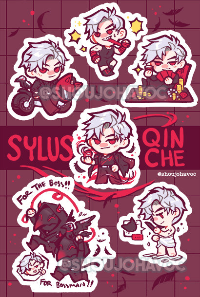 Love + Sylus Sticker Sheet