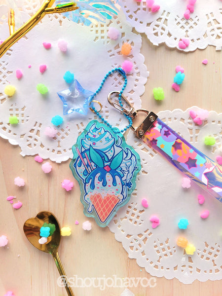 FFXIV Ice Cream Trust Keychains