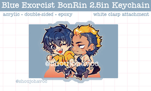 Blue Exorcist BonRin Acrylic Keychain