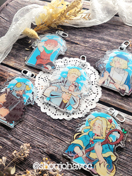 Delicious in Dungeon (Dunmeshi) Sleepy Keychains