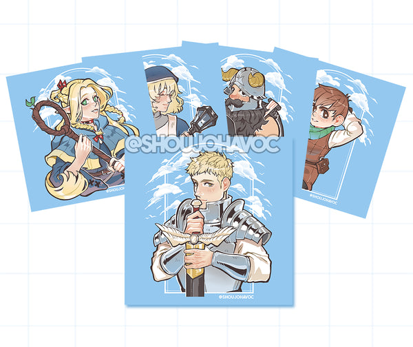 Delicious in Dungeon (Dunmeshi) Sleepy Medium Prints