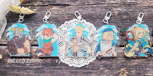 Delicious in Dungeon (Dunmeshi) Sleepy Keychains