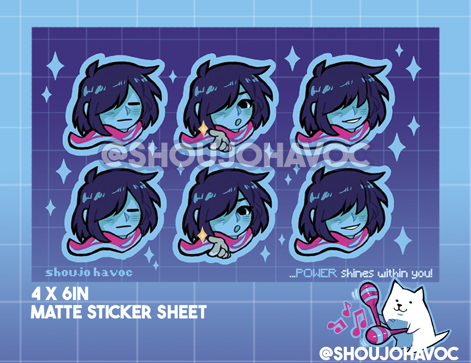Deltarune Sticker Sheets