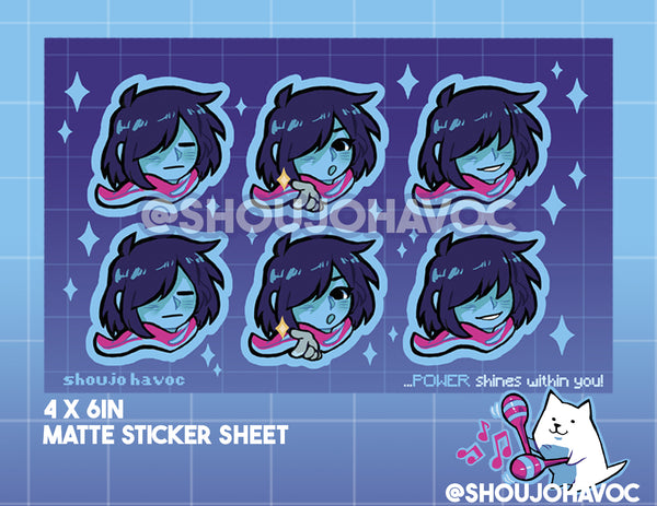 Deltarune Sticker Sheets