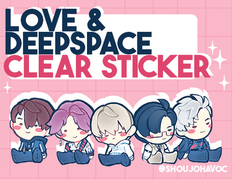 Love + Plushies Clear Sticker
