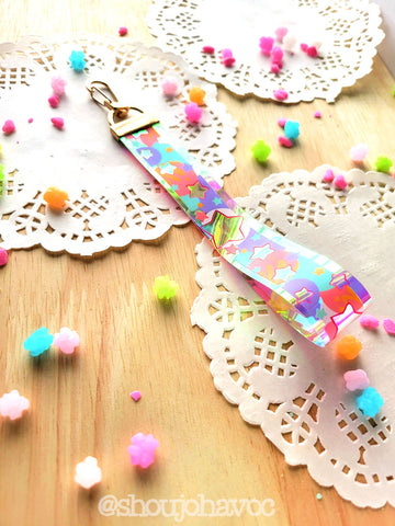 Starry Rainbow Wrist Lanyard