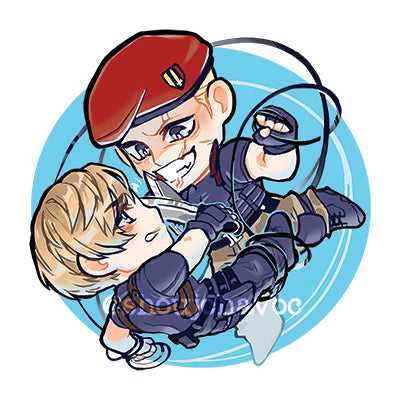 Metaltango Resident Evil 4 Krauser and Leon Charm