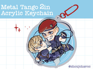 Metaltango Resident Evil 4 Krauser and Leon Charm