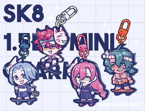 SK8 The Infinity Festival Mini Charms