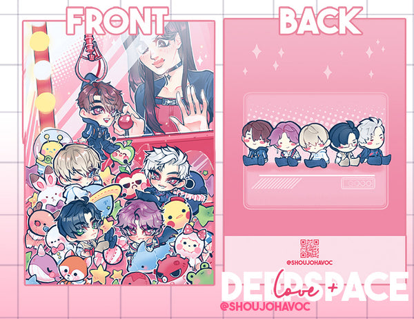 Love + Claw Machine Sticker Books