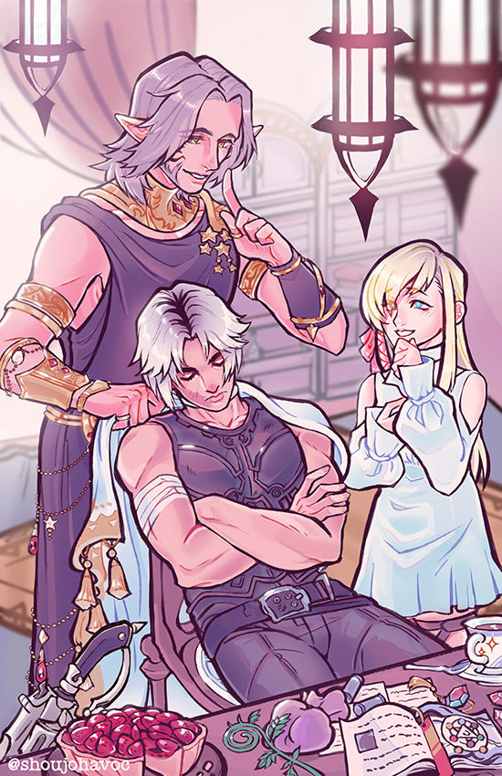 FFXIV Thancred Zine Large Print