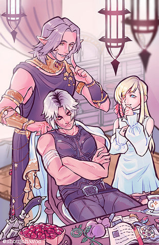 FFXIV Thancred Zine Large Print