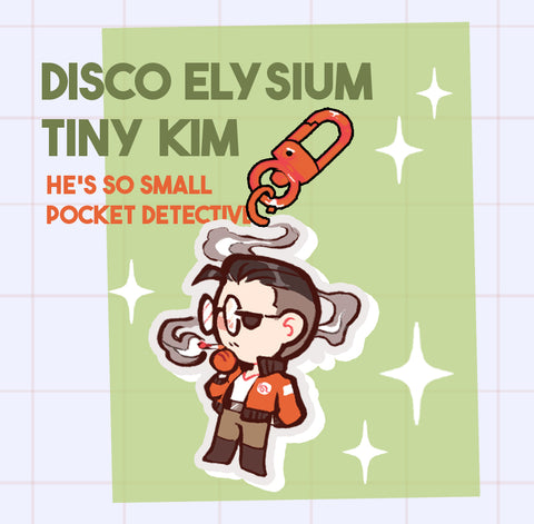 Disco Elysium Tiny Kim Charm