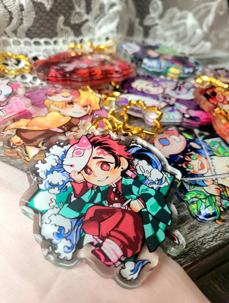 Demon Slayer 3D Charms