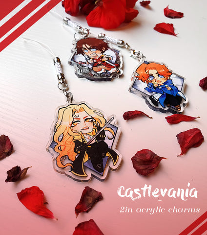 Castlevania Acrylic Charms