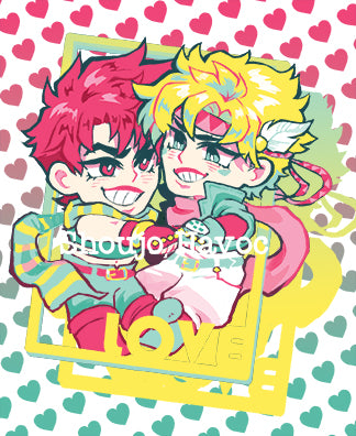 JJBA JoCaesar LOVE Charm