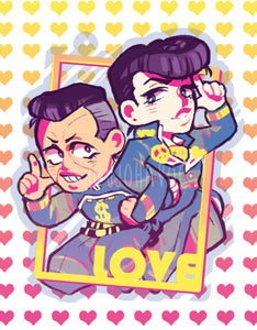 JJBA JosuYasu LOVE Charm