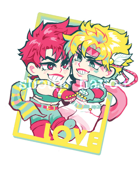 JJBA JoCaesar LOVE Charm