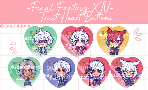 FFXIV Trust Heart Buttons