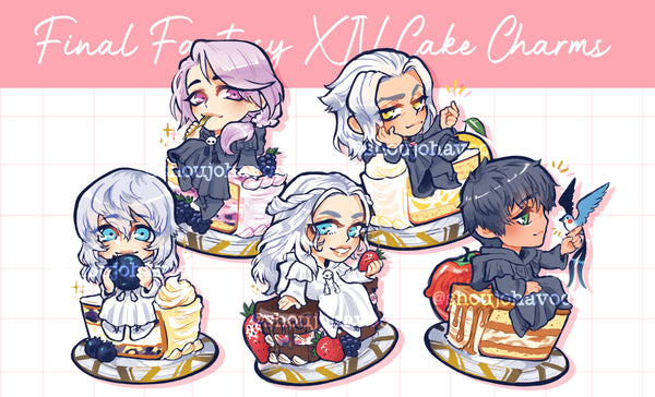 FFXIV Cake Charms