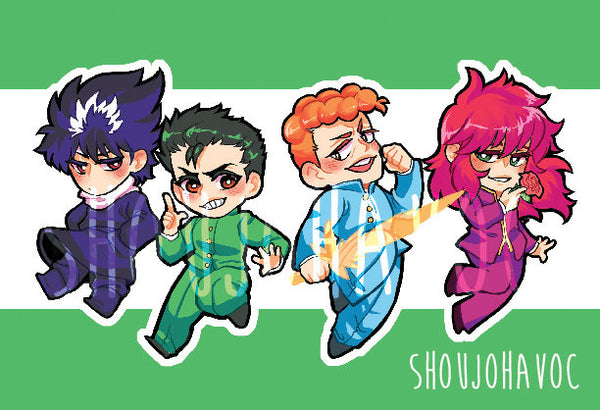 VINYL YuYu Hakusho Stickers