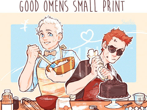 Good (Omens) Baking - small print