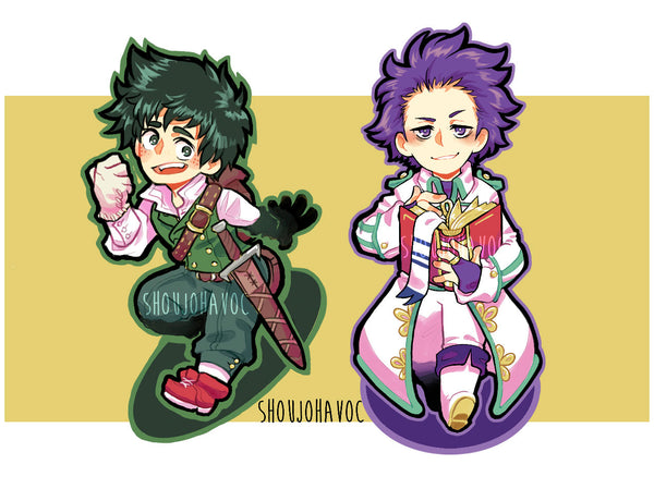 VINYL Fantasy My Hero Academia Stickers