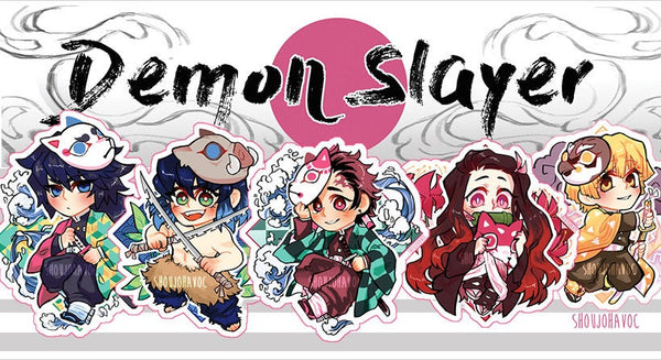 VINYL Demon Slayer KNY Stickers