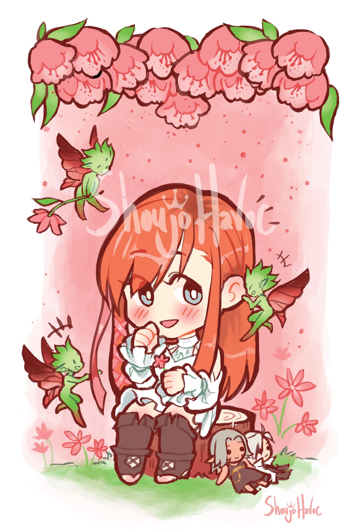 Ryne FFXIV Flower Small Print