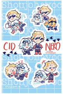 CidNero Vinyl Sticker Sheet